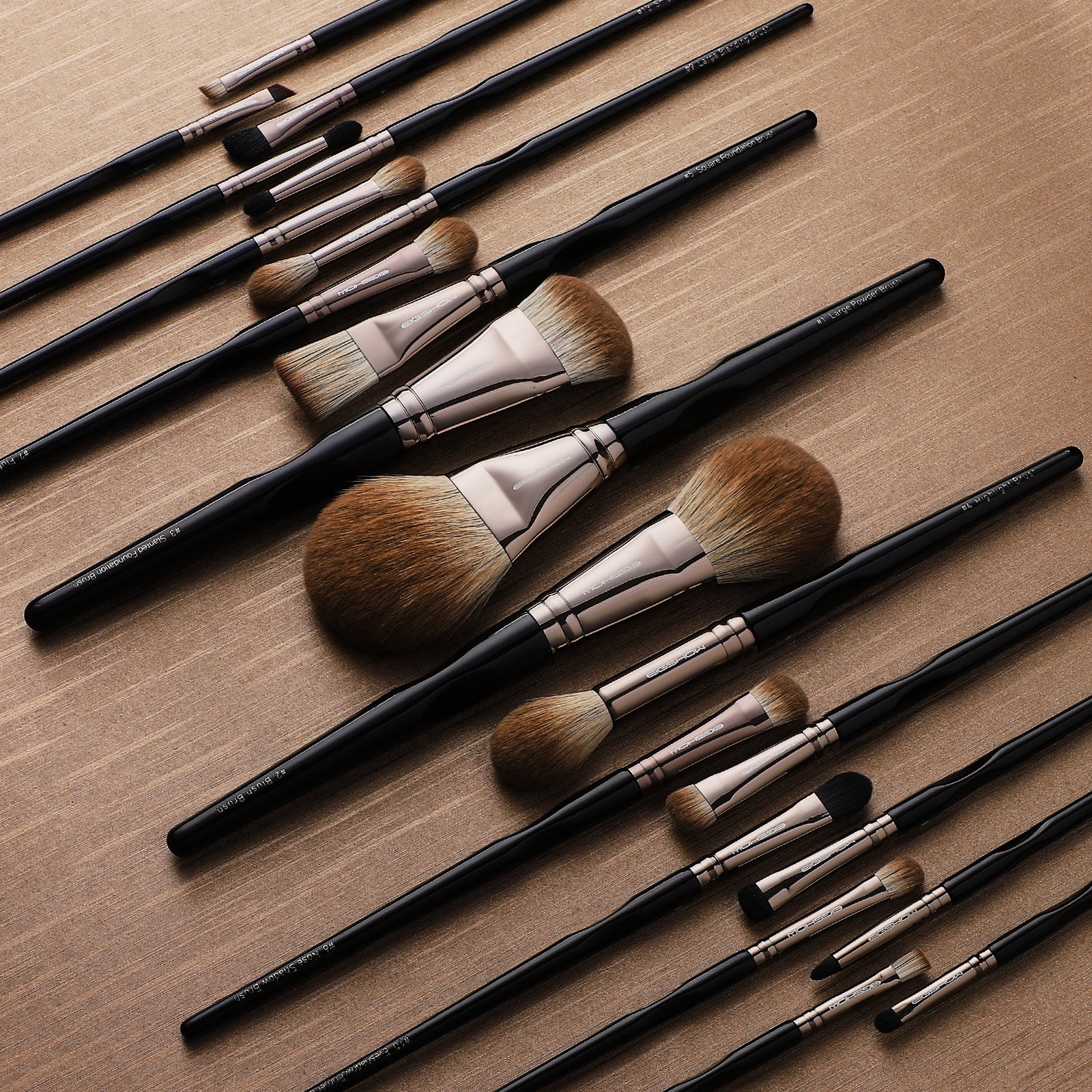 Black Swan Series - 21pcs Professional Makeup Brush Set