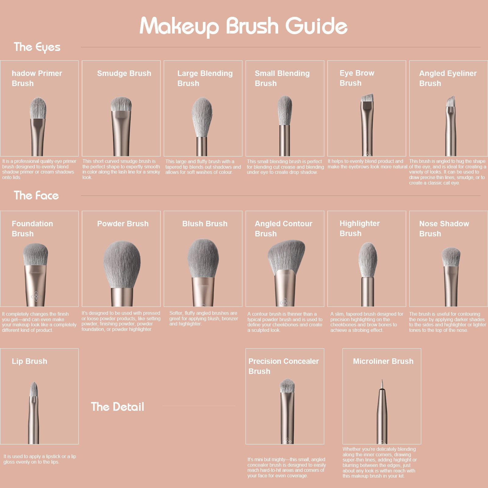 Intoxicated Series - 15pcs Gentle Wind Brush Kit