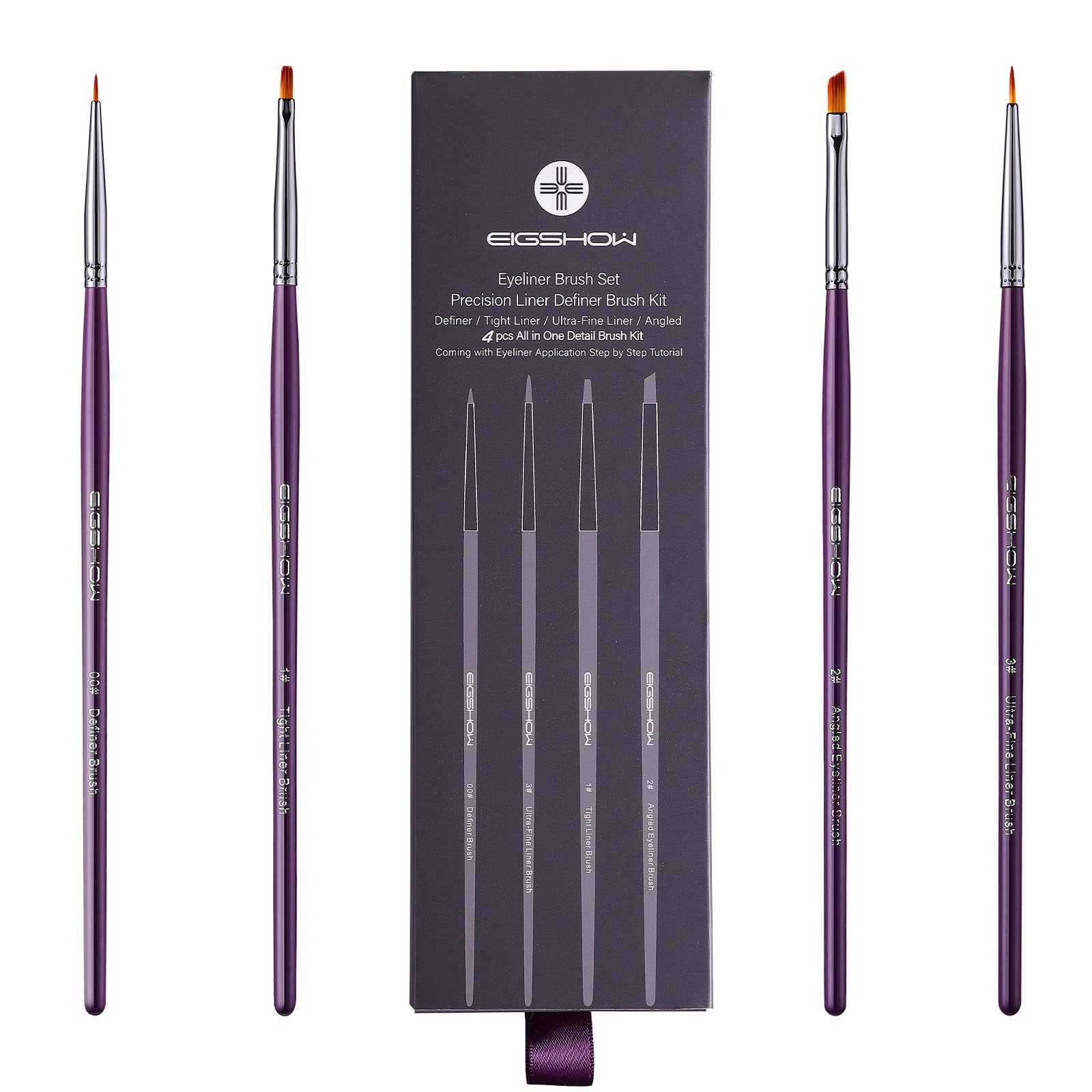 Ultra Fine Series - 4 Pcs All in One Detail Brush Kit