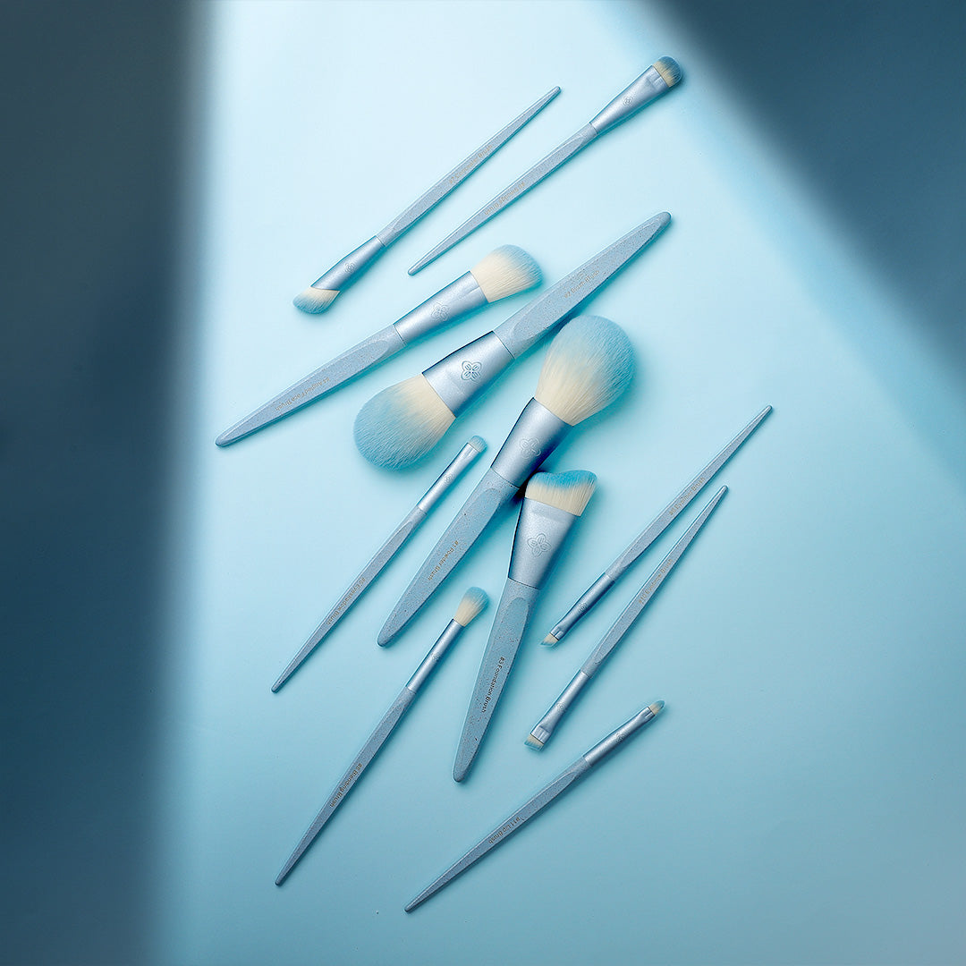 EcoPro Bamboo Fiber - 11pcs Ice Blue Brush Kit
