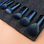 Jade Series – 15pcs Makeup Brush Kit – Tourmaline Blue