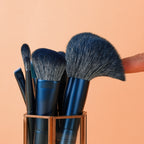 Jade Series – 15pcs Makeup Brush Kit – Tourmaline Blue