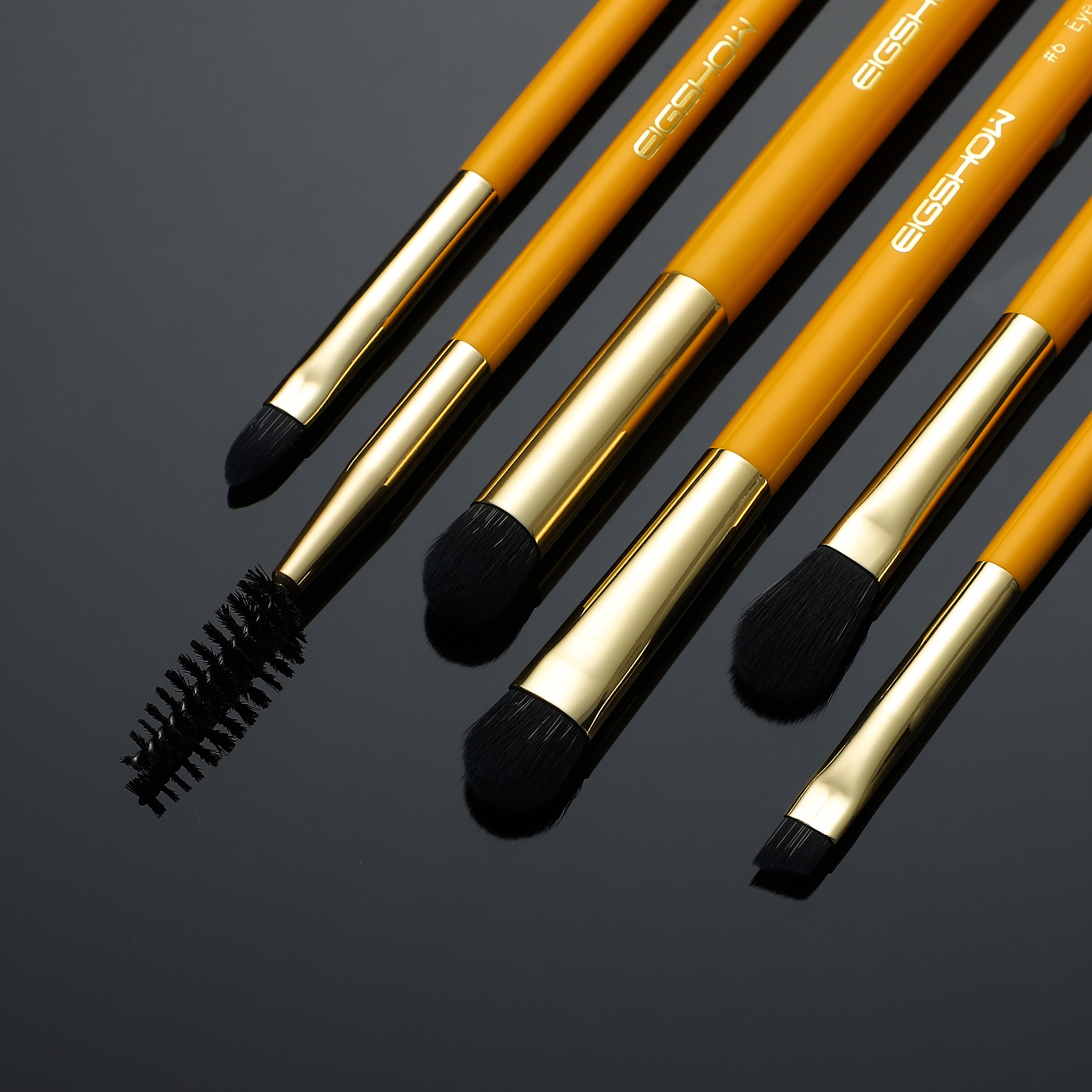 10pcs Vegan - Yellow Brush Kit