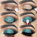 Jade Series – 11pcs Eye Brush Kit – Amber Red