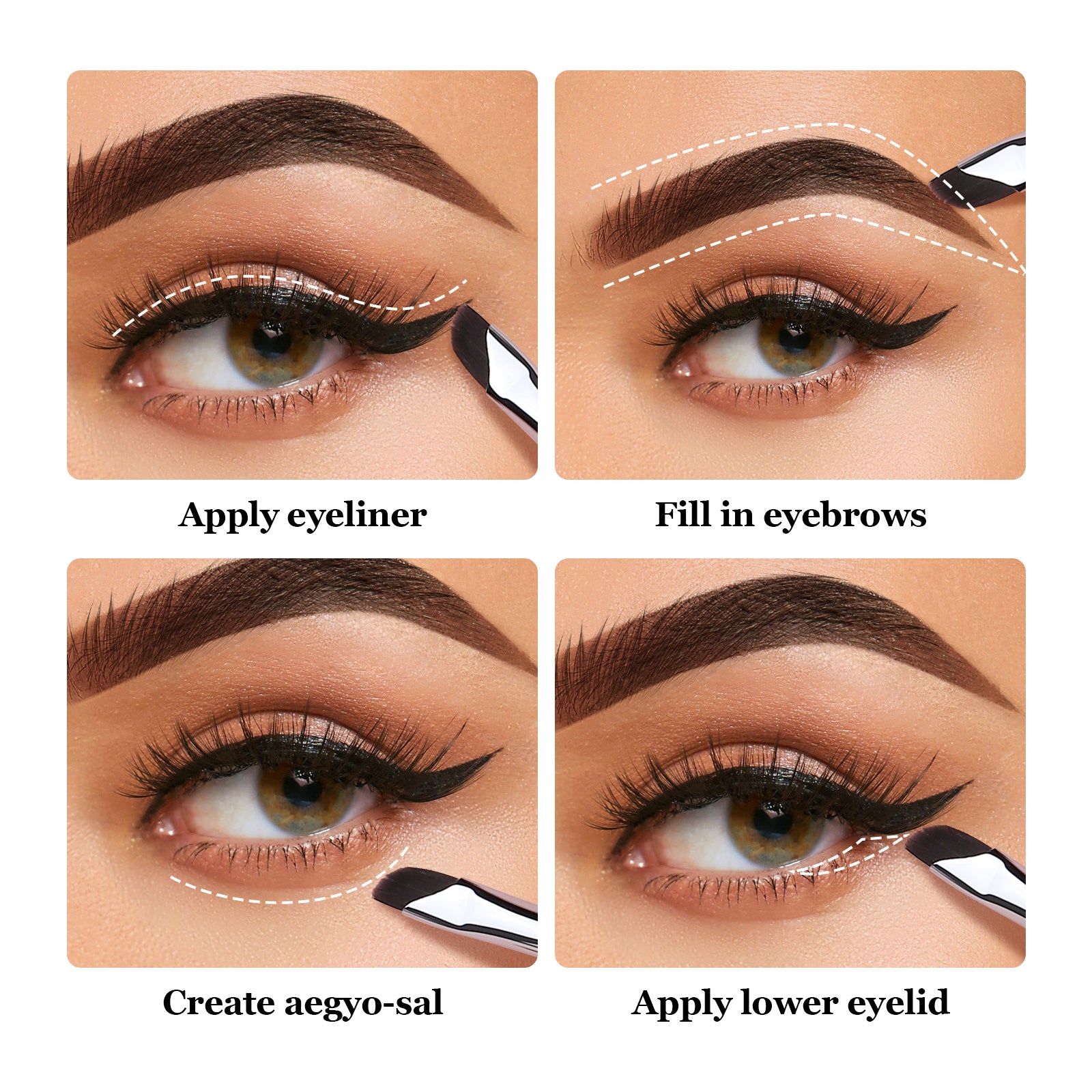 E865 SICKLE EYELINER BRUSH