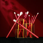 Jade Series – 11pcs Eye Brush Kit – Amber Red