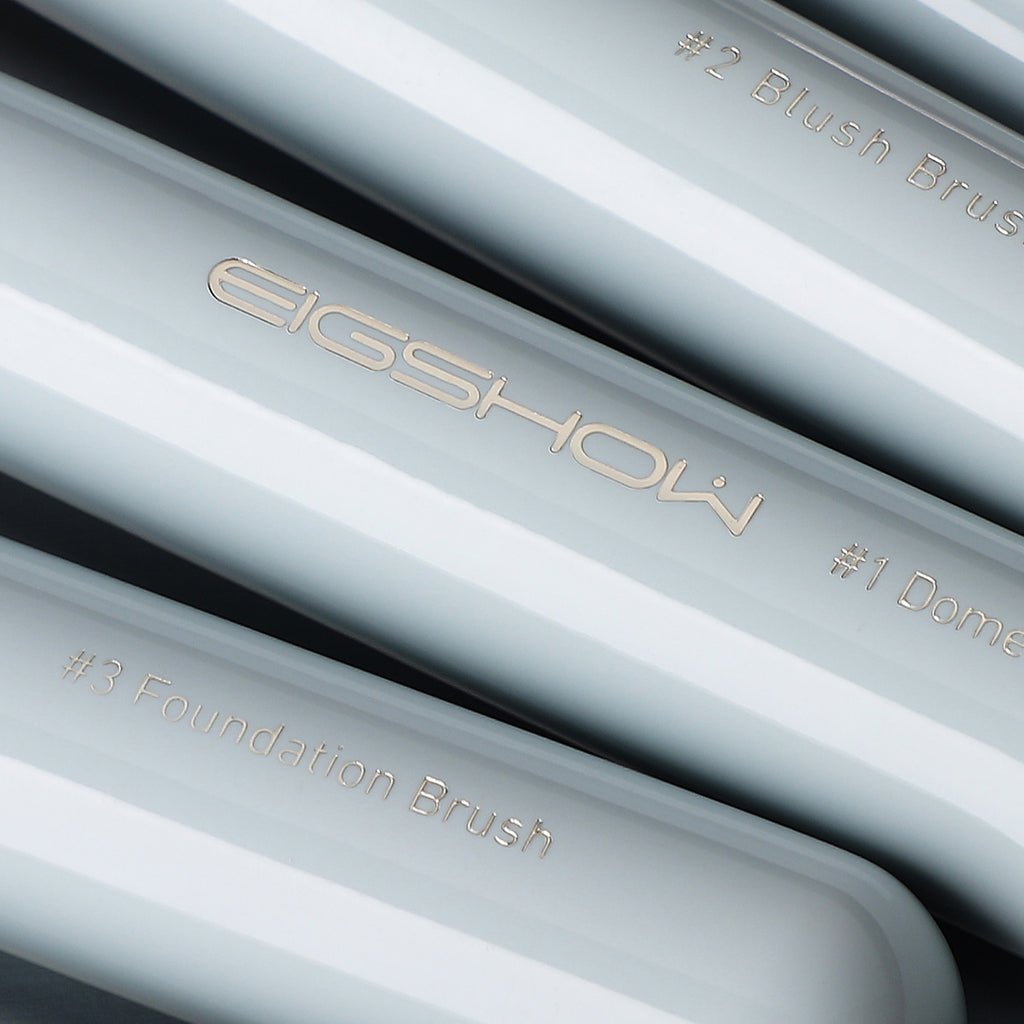 Jade Series – 15pcs Makeup Brush Kit – Baby Blue