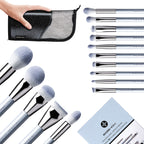 Jade Series – 15pcs Makeup Brush Kit – Baby Blue