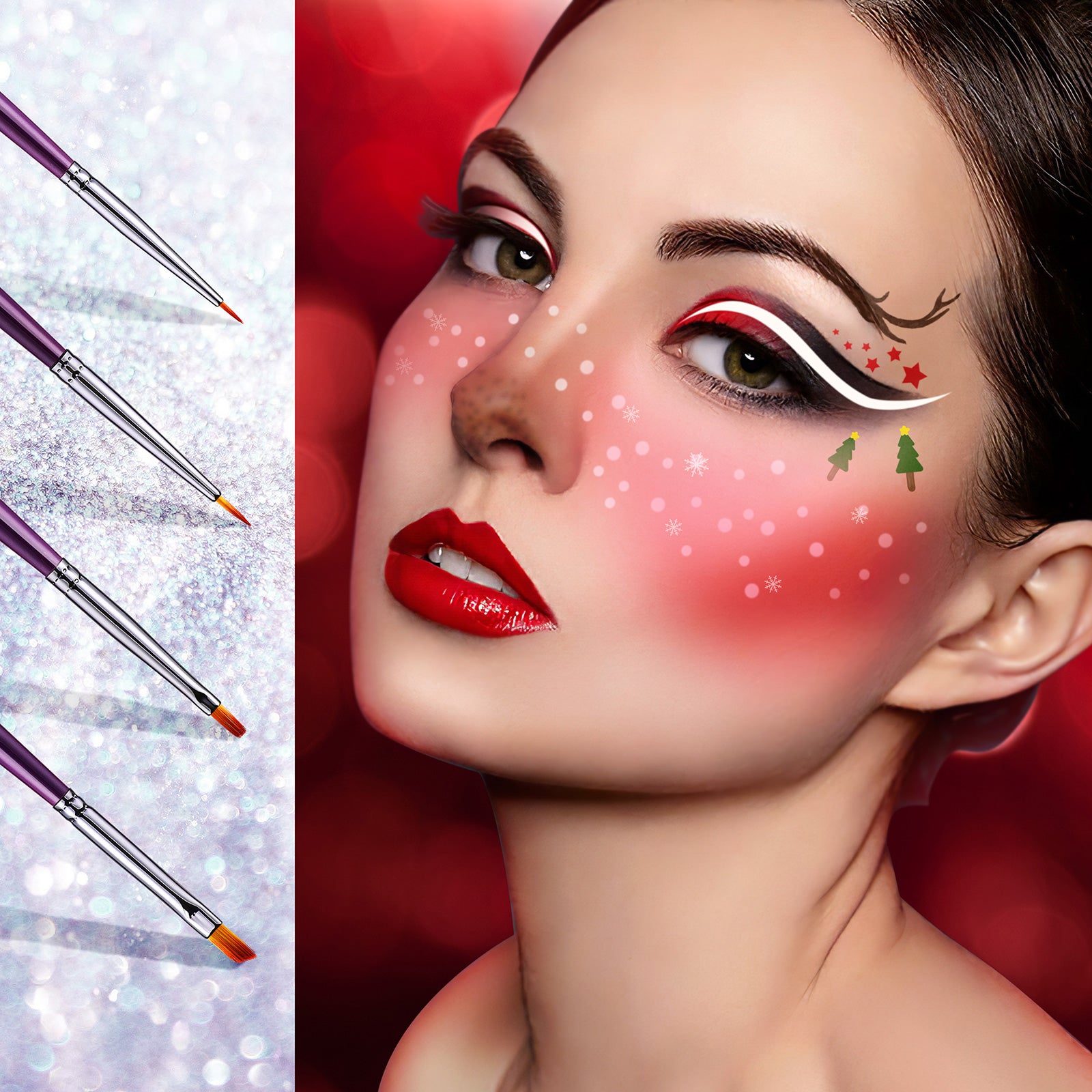Ultra Fine Series - 4 Pcs All in One Detail Brush Kit