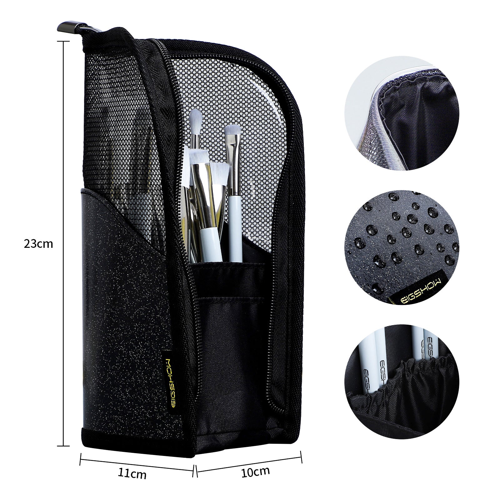 Jade Series – 15pcs Makeup Brush Kit – Baby Blue