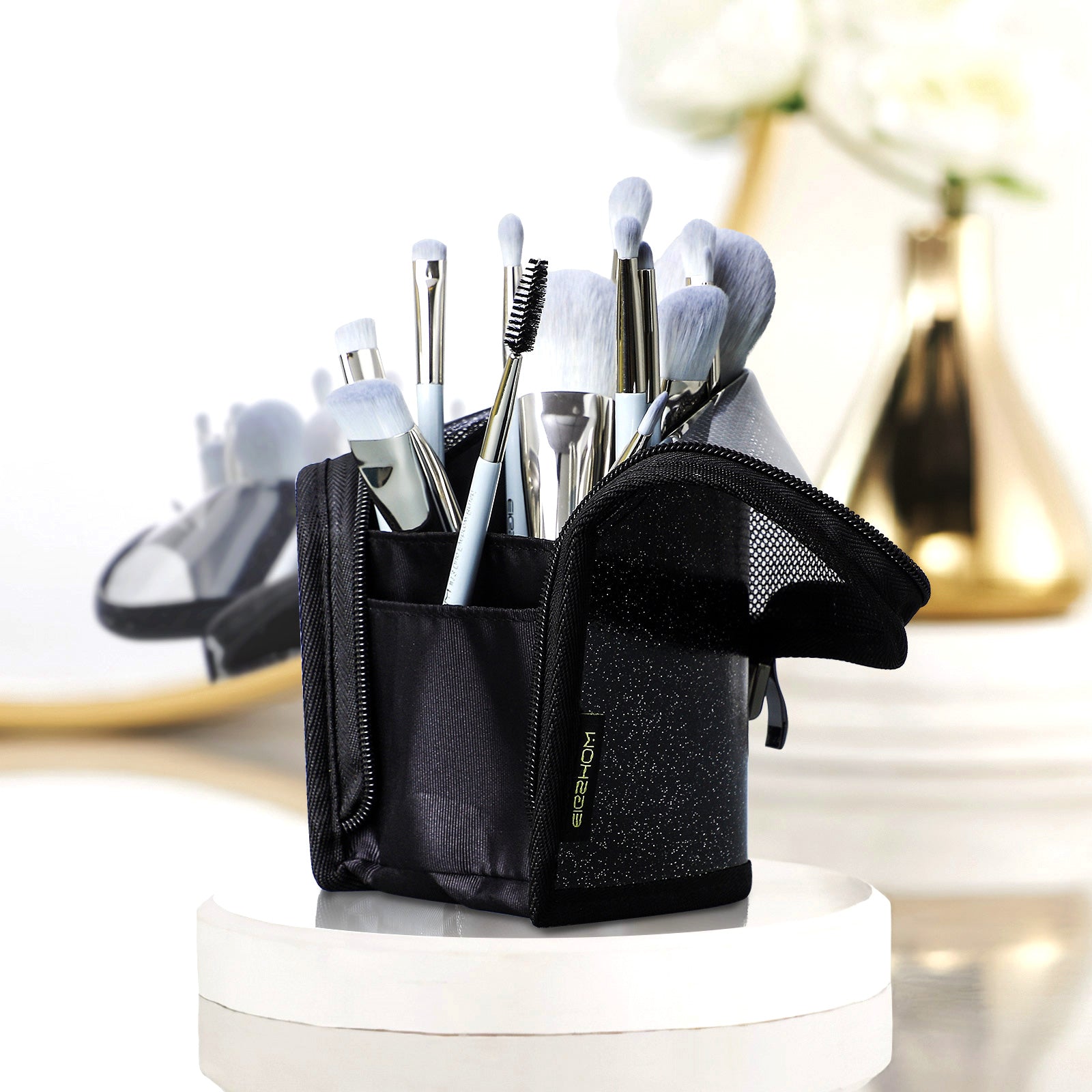 Jade Series – 15pcs Makeup Brush Kit – Baby Blue