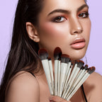 White Whisper - 18pcs Makeup Brush Kit