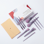 EcoPro Bamboo Fiber - 11pcs Mist Purple Brush Kit