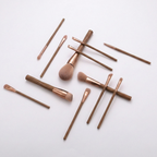 Sustainable Vegan Series - 12pcs EcoPro Coffee Makeup Brush Kit