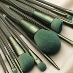 Sustainable Vegan Series - 12pcs EcoPro Tea Makeup Brush Kit