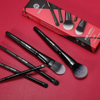 Jade Series - 5 Pcs Eye Brush Set - Black