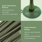 Sustainable Vegan Series - 12pcs EcoPro Tea Makeup Brush Kit