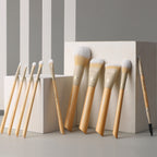 Burlywood - 10pcs Makeup Brush Kit