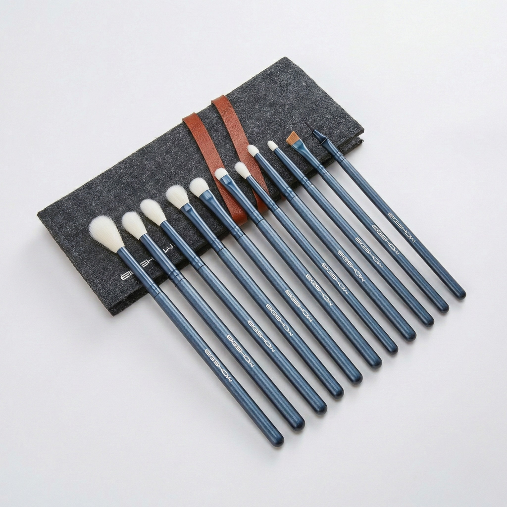 Jade Series – 11pcs Eye Brush Kit – Tourmaline Blue