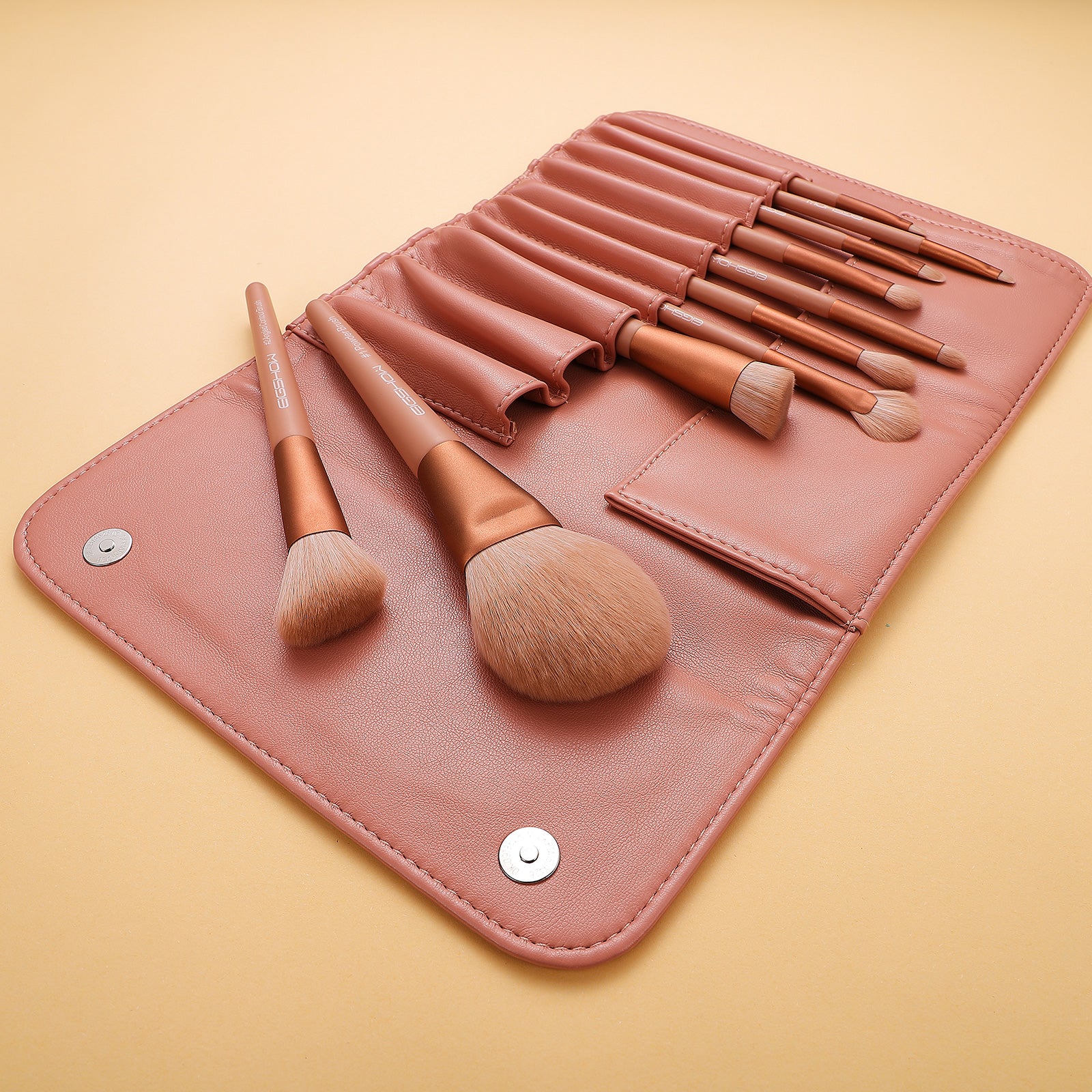 Morandi Series - 10 Pcs Ready to Roll Brush Kit - Coral