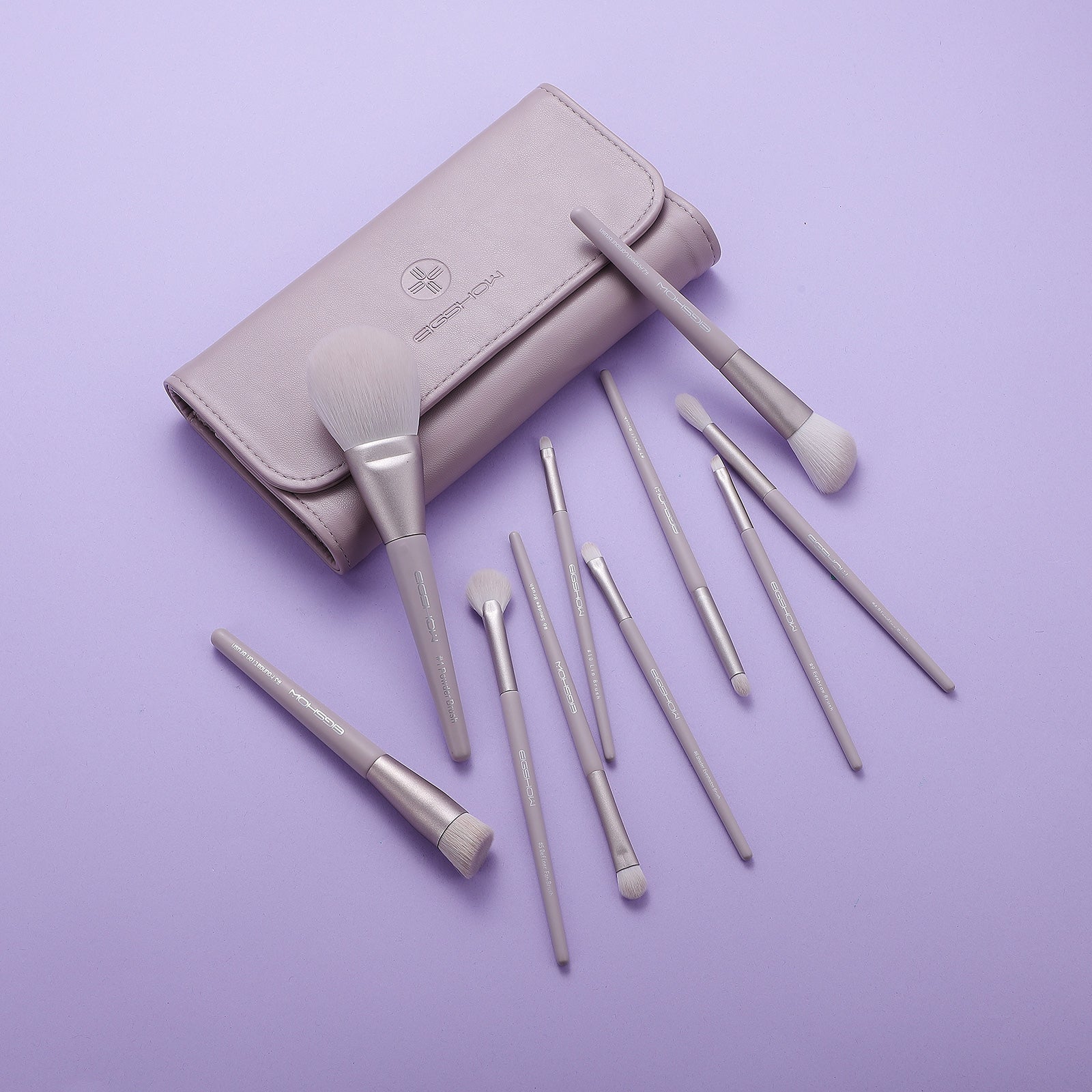 Morandi Series – 10pcs Ready to Roll Brush Kit – Lilac