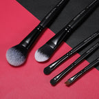 Jade Series - 5 Pcs Eye Brush Set - Black