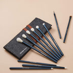 Jade Series – 11pcs Eye Brush Kit – Tourmaline Blue