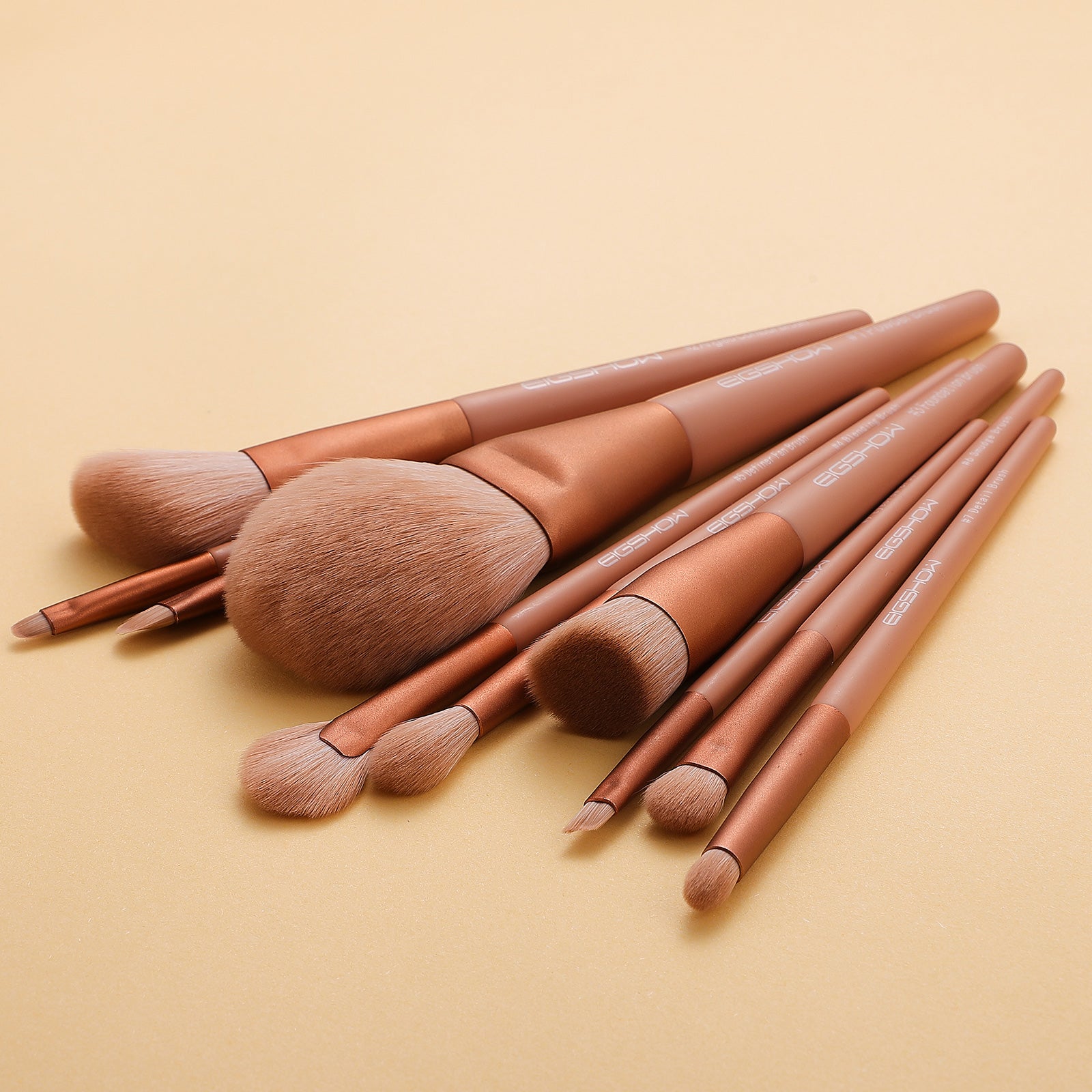 Morandi Series - 10 Pcs Ready to Roll Brush Kit - Coral