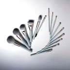 Jade Series – 15pcs Makeup Brush Kit – Baby Blue
