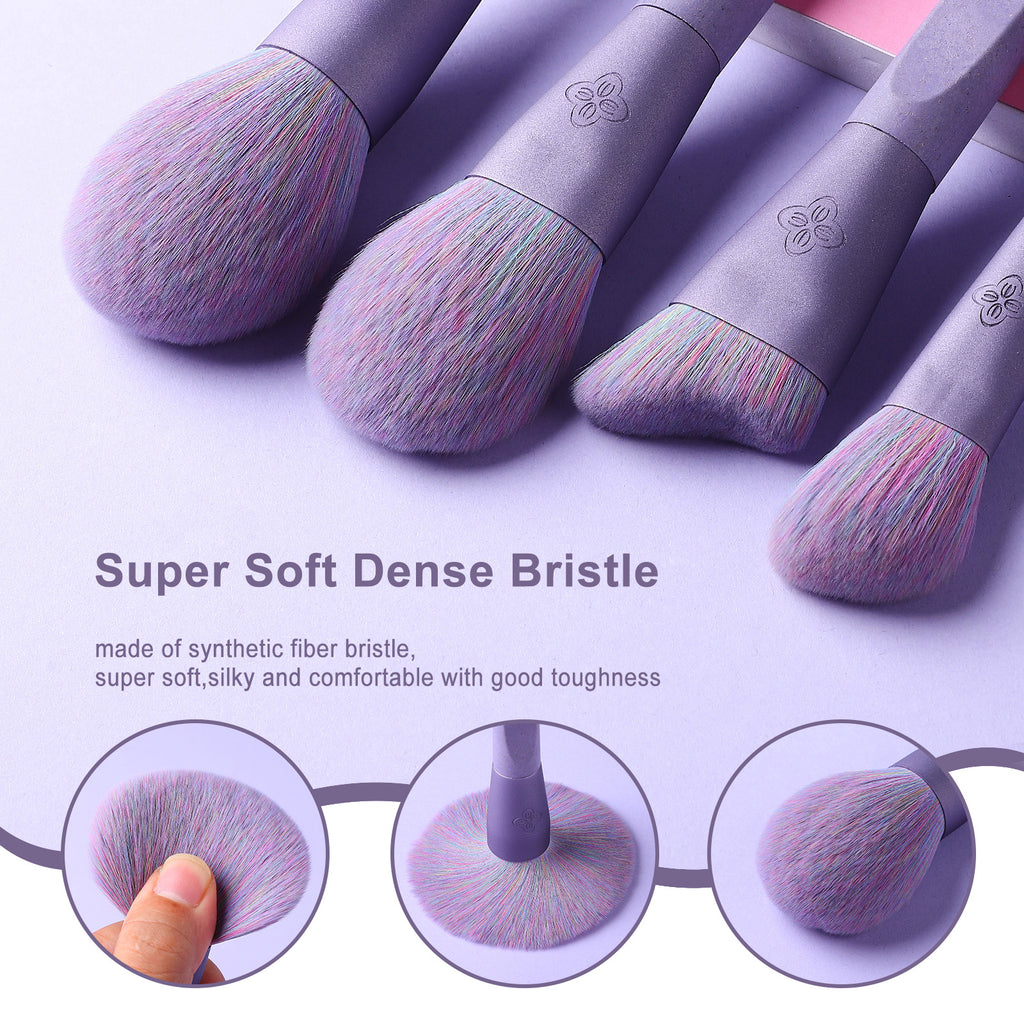 EcoPro Bamboo Fiber - 11pcs Mist Purple Brush Kit