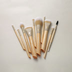 Burlywood - 10pcs Makeup Brush Kit