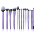 Lilac Whisper - 15pcs Makeup Brush Kit