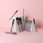 Jade Series – 15pcs Makeup Brush Kit – Smoke Purple