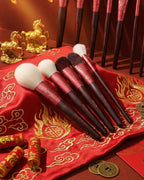 Aspara Red Splendid Series - 15pcs Makeup Brush Set