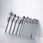 Jade Series – 15pcs Makeup Brush Kit – Baby Blue