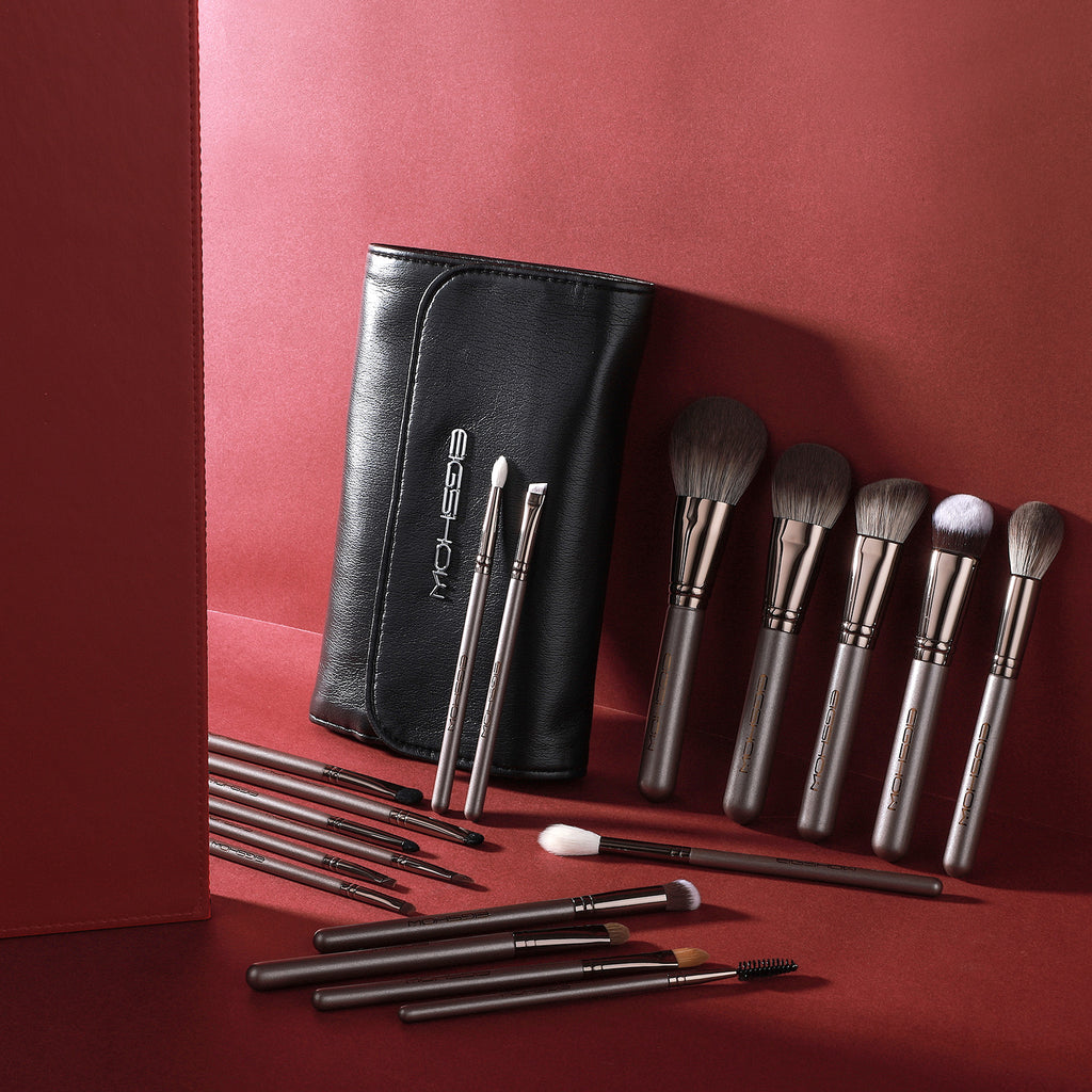Magician Series Lucky Coffee - 18pcs Makeup Brush Kit