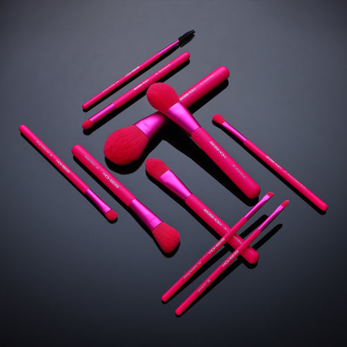 10pcs Vegan - Magenta Brush Kit