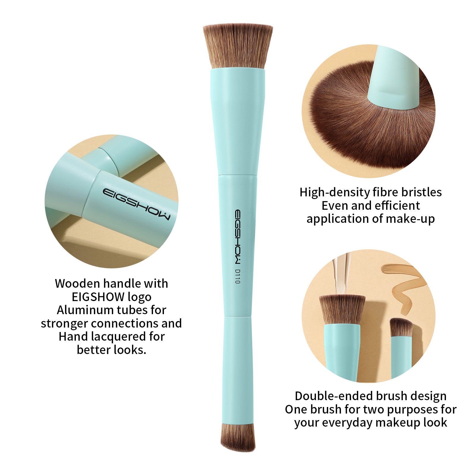 3pcs Duo End Series - Cyan