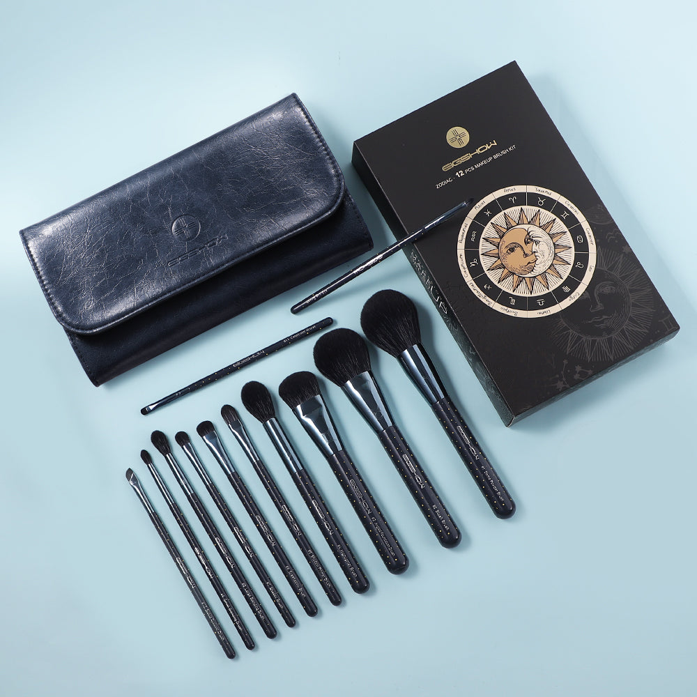 12 Pcs Zodiac Makeup Brush Set