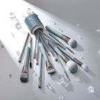 Jade Series – 15pcs Makeup Brush Kit – Baby Blue