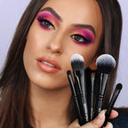 Jade Series - 5 Pcs Eye Brush Set - Black