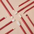Jade Series – 11pcs Eye Brush Kit – Amber Red