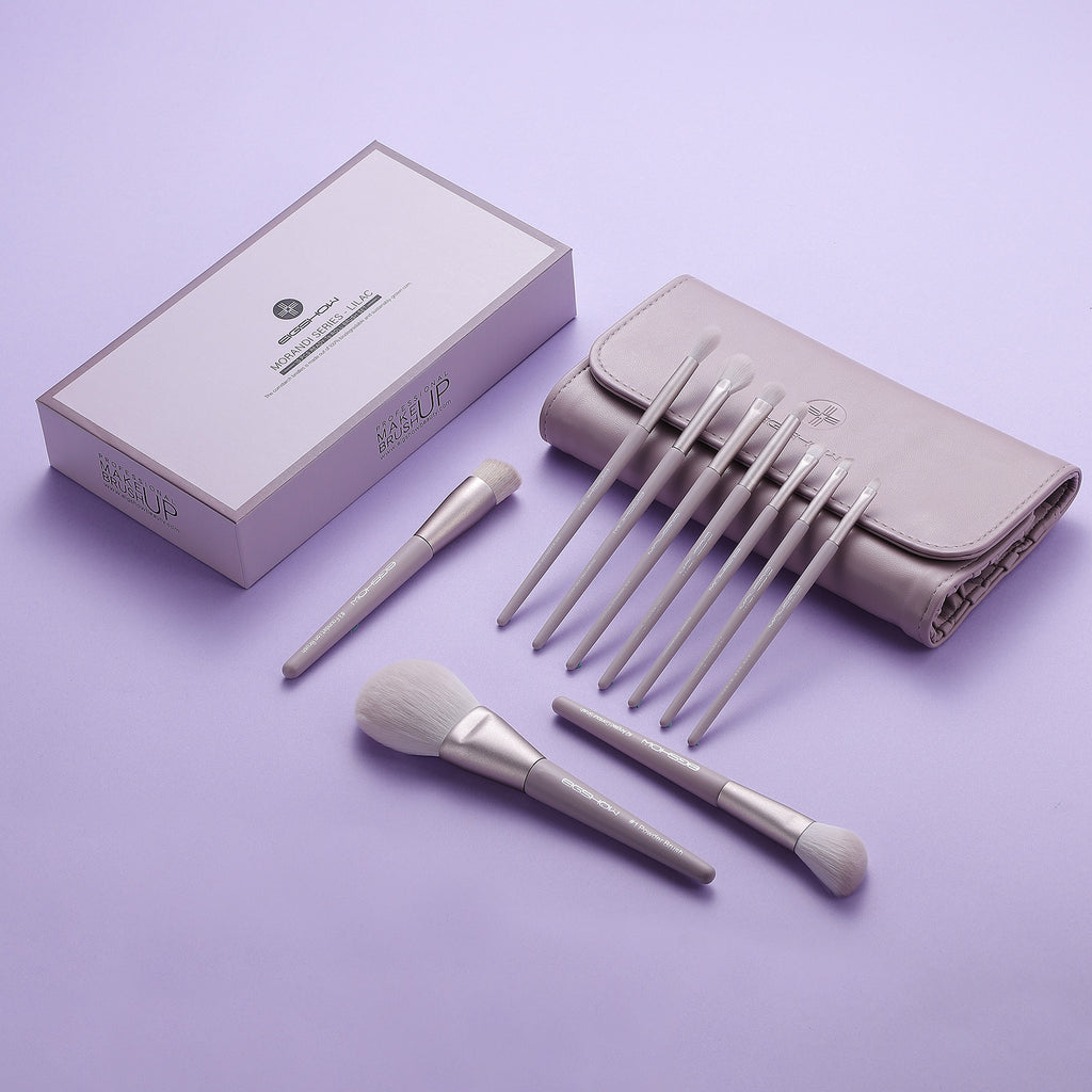 Morandi Series – 10pcs Ready to Roll Brush Kit – Lilac