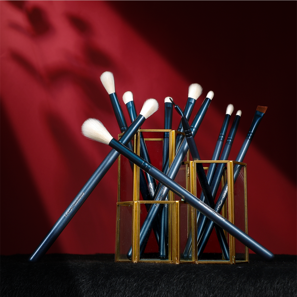 Jade Series – 11pcs Eye Brush Kit – Tourmaline Blue