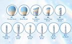 EcoPro Bamboo Fiber - 11pcs Ice Blue Brush Kit