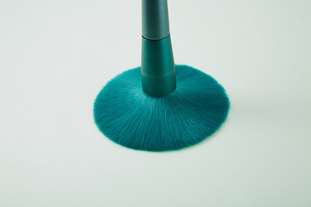 8pcs Jade Green Brush Kit with Cylinder