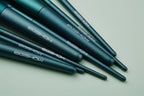 8pcs Jade Green Brush Kit with Cylinder