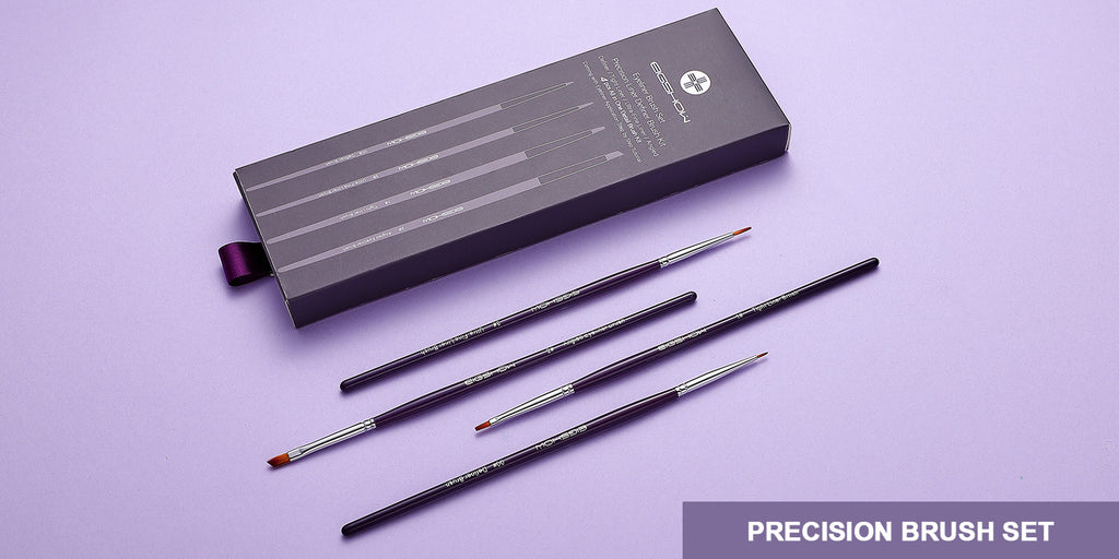 Ultra Fine Series - 4 Pcs All in One Detail Brush Kit