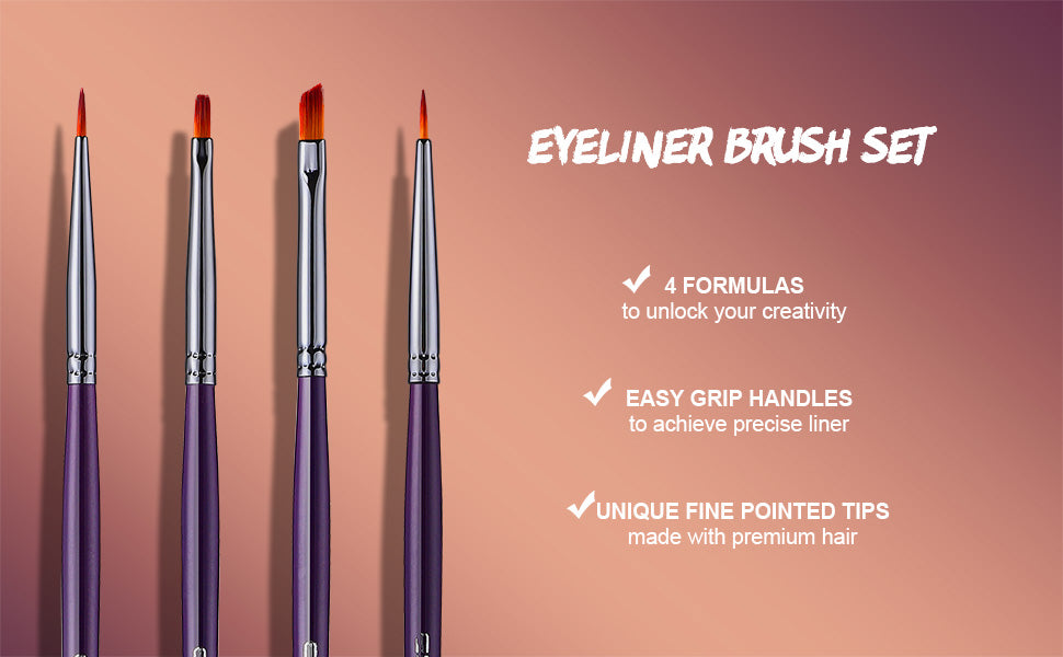 Ultra Fine Series - 4 Pcs All in One Detail Brush Kit