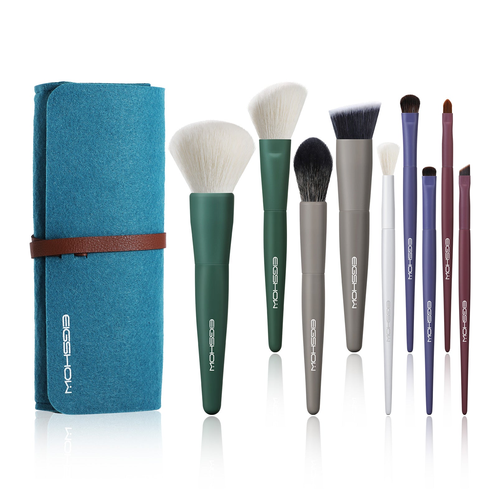 Colourful Series – 9Pcs Makeup Brush Kit PRO